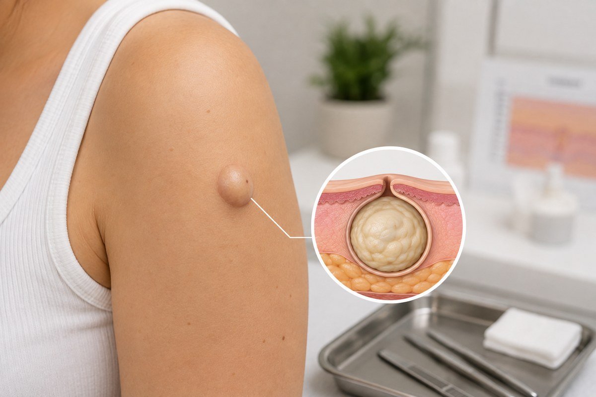 Sebaceous cyst: why it comes back and when to remove it