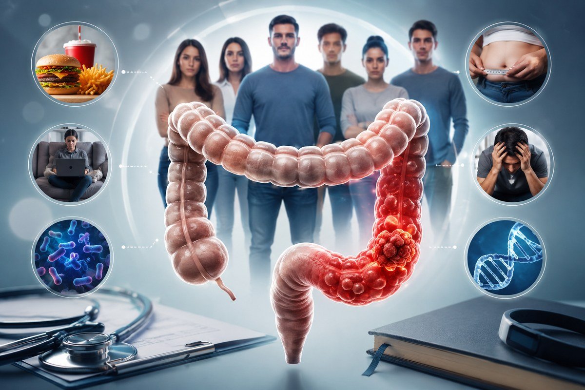 Early-onset colorectal cancer in young adults under 50