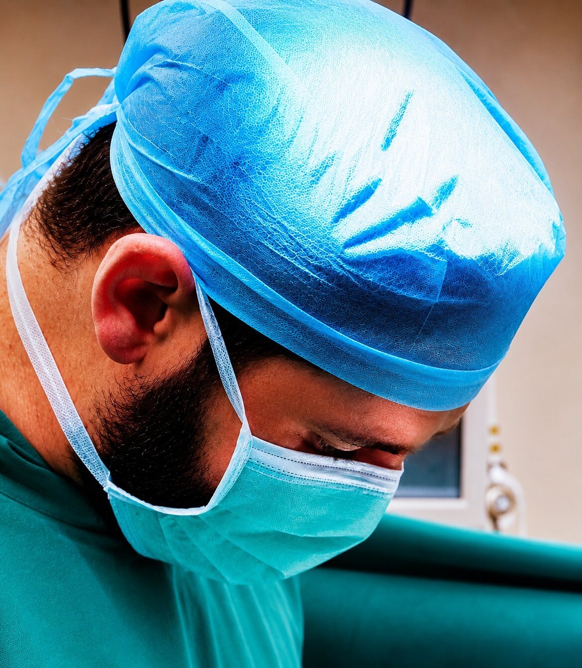 Dr Menelaos Zoulamoglou in the operating room